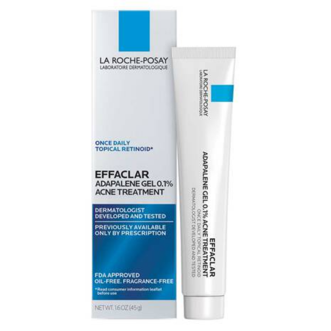 La Roche-Posay Effaclar Adapalene Gel 0.1% Acne Treatment (1.6oz) by Farmacias Savia