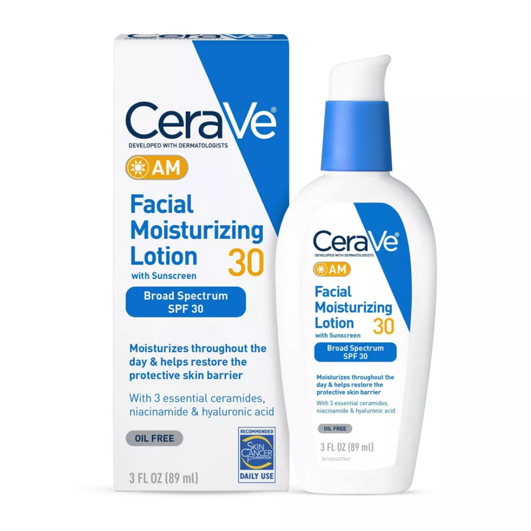 CeraVe AM Facial Moisturizing Lotion SPF 30 (3oz) by Farmacias Savia