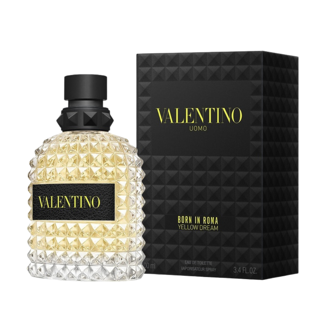 Valentino Uomo Born in Roma Yellow Dream Eau de Toilette for Men (3.4oz) by Farmacias Savia