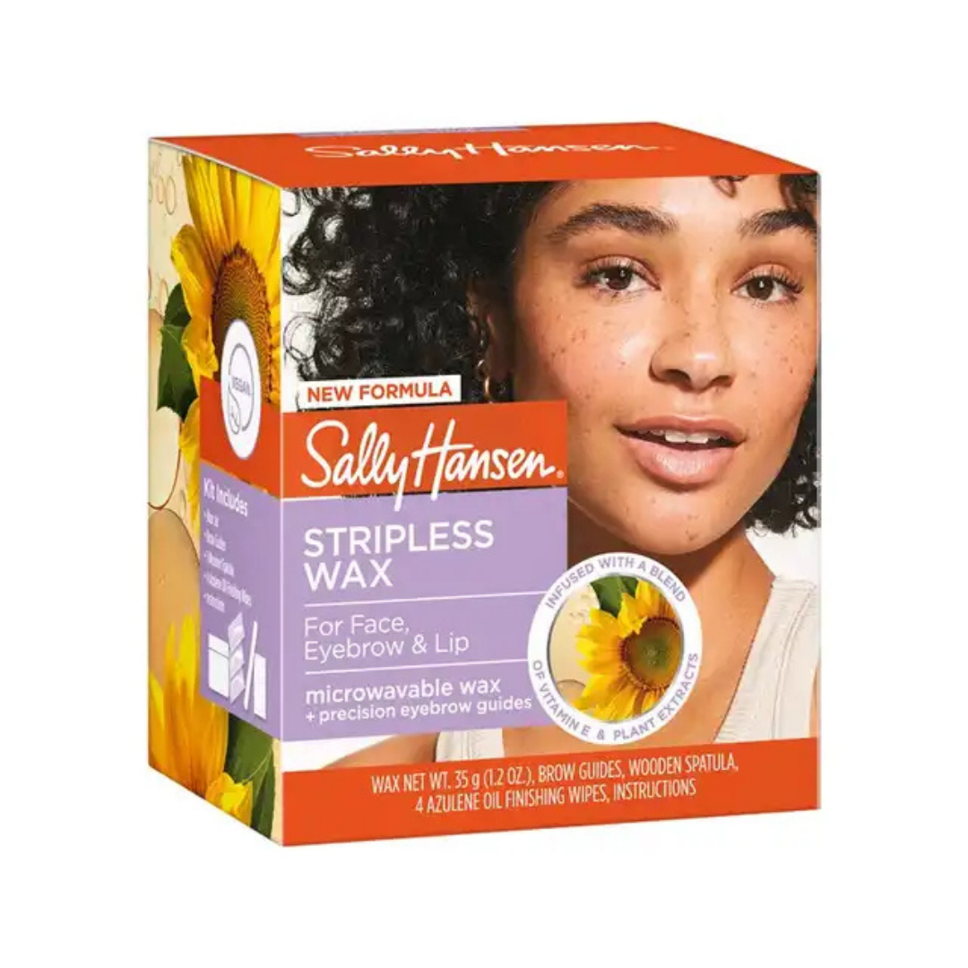 Sally Hansen Stripless Wax Kit for Face, Eyebrow &amp; Lip (1.2 oz) by Farmacias Savia