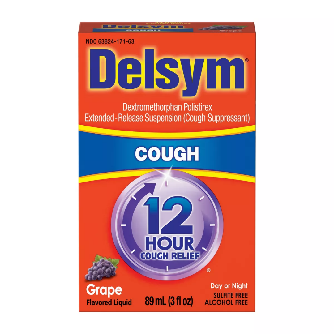 Delsym 12 Hour Cough Relief Liquid Grape (3oz) by Farmacias Savia