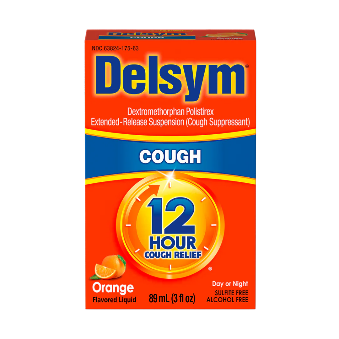 Delsym 12 Hour Cough Relief Orange (3oz) by Farmacias Savia