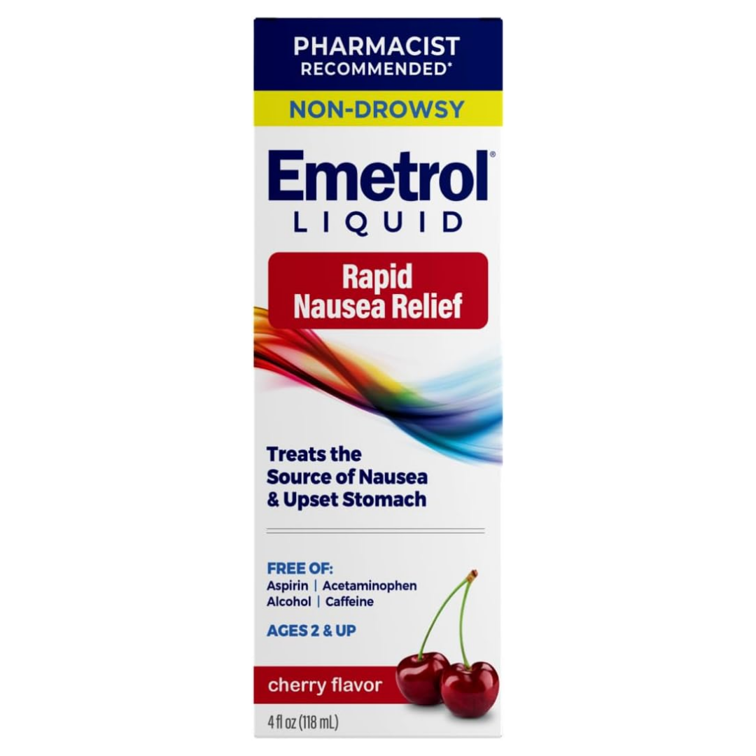 Emetrol Nausea Relief Liquid Adults (4oz) by Farmacias Savia