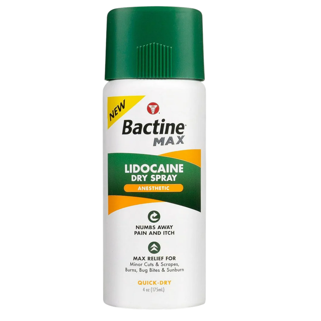 Bactine Max Lidocaine Pain Relieving Spray (4oz) by Farmacias Savia