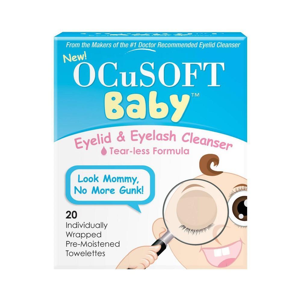 OCuSOFT Baby Eyelid &amp; Eyelash Tear-less Cleanser Towelettes - 20ct by Pasteur Pharmacy
