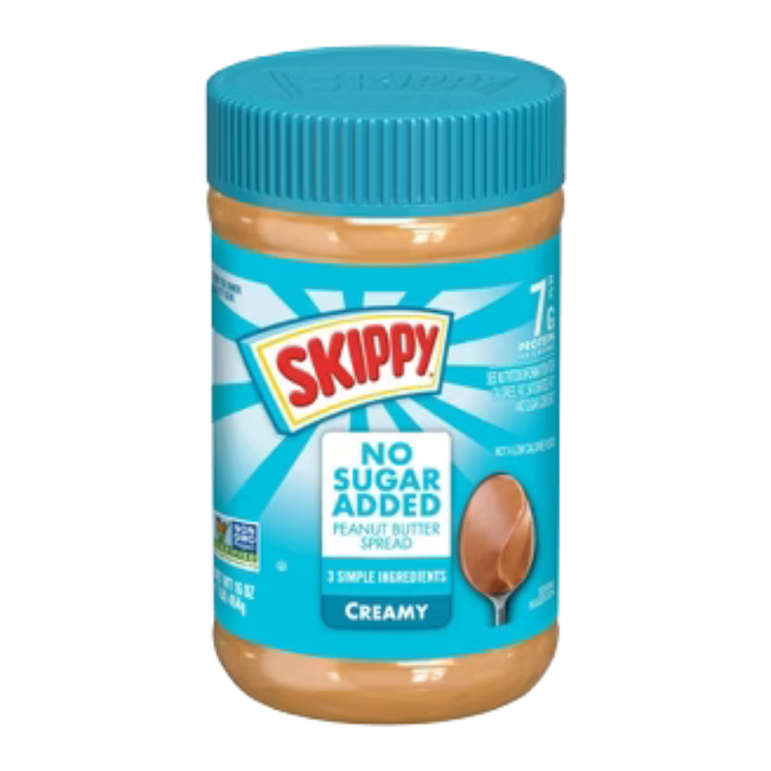 Skippy No Sugar Added Creamy Peanut Butter (16.3oz) by Farmacias Savia