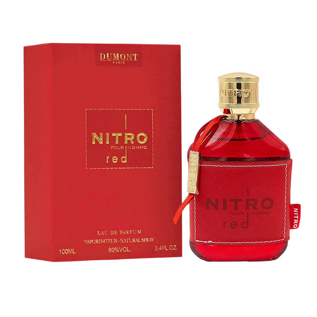 Dumont Nitro Red Eau de Parfum Spray Men (3.4oz) by Farmacias Savia