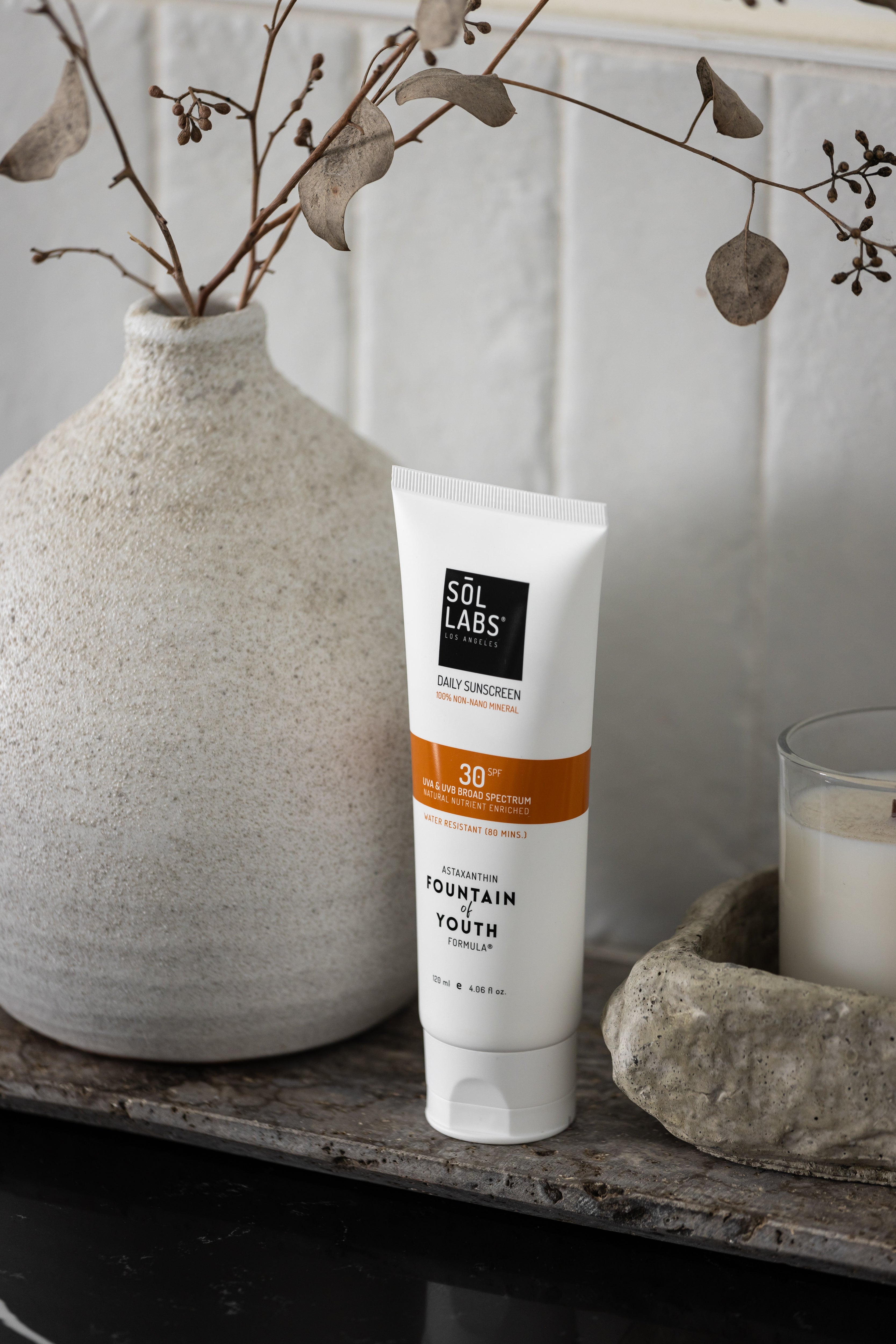 SOL LABS® Natural Mineral SPF 30 Daily Sunscreen Lotion - Broad Spectrum UVA/UVB Protection &amp; Hydrating Formula by SOL LABS