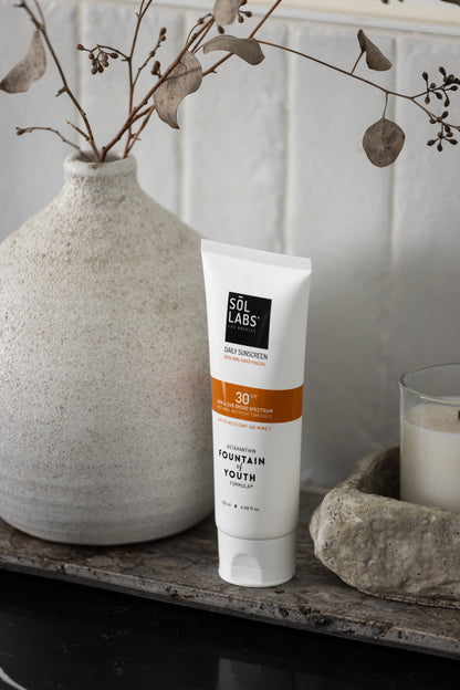 SOL LABS® Natural Mineral SPF 30 Daily Sunscreen Lotion - Broad Spectrum UVA/UVB Protection &amp; Hydrating Formula by SOL LABS