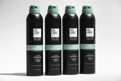 SOL LABS® Natural Mineral SPF 50 Sheer Mist - Broad Spectrum UVA/UVB Protection &amp; Hydrating Formula by SOL LABS