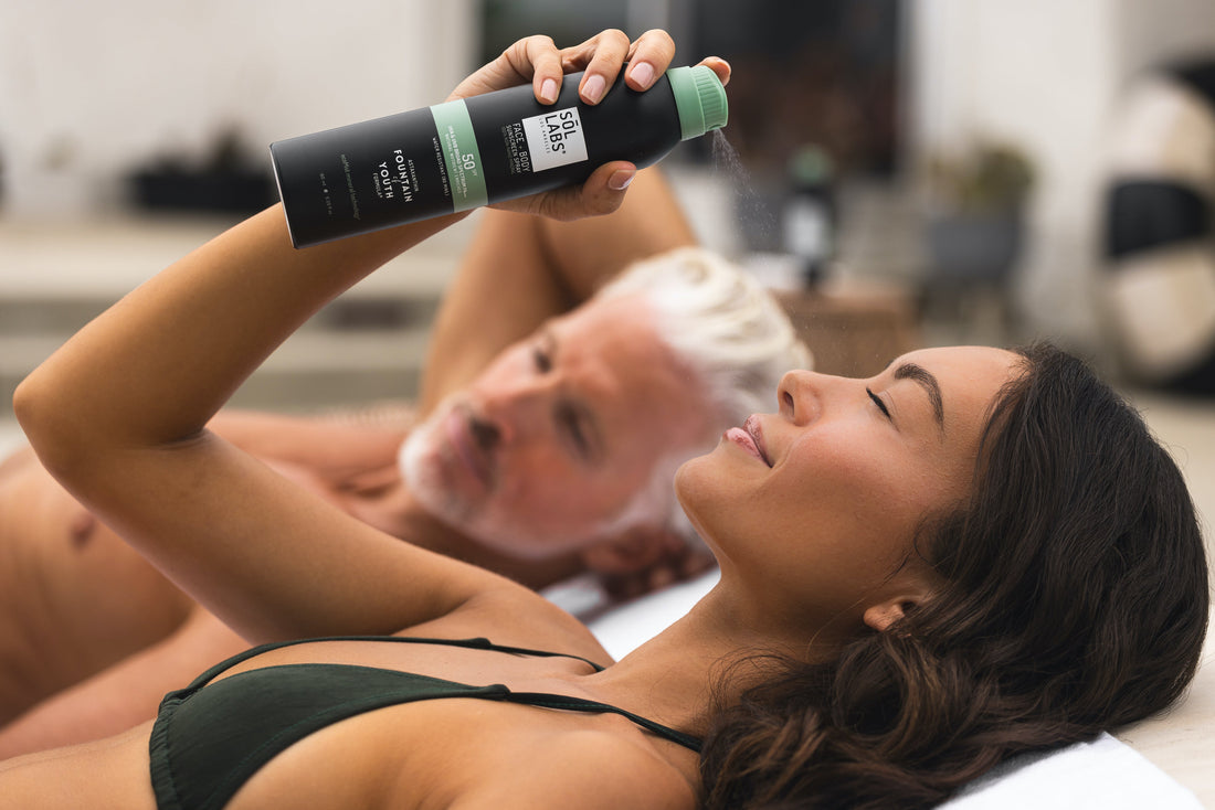 SOL LABS® Natural Mineral SPF 50 Sheer Mist - Broad Spectrum UVA/UVB Protection &amp; Hydrating Formula by SOL LABS