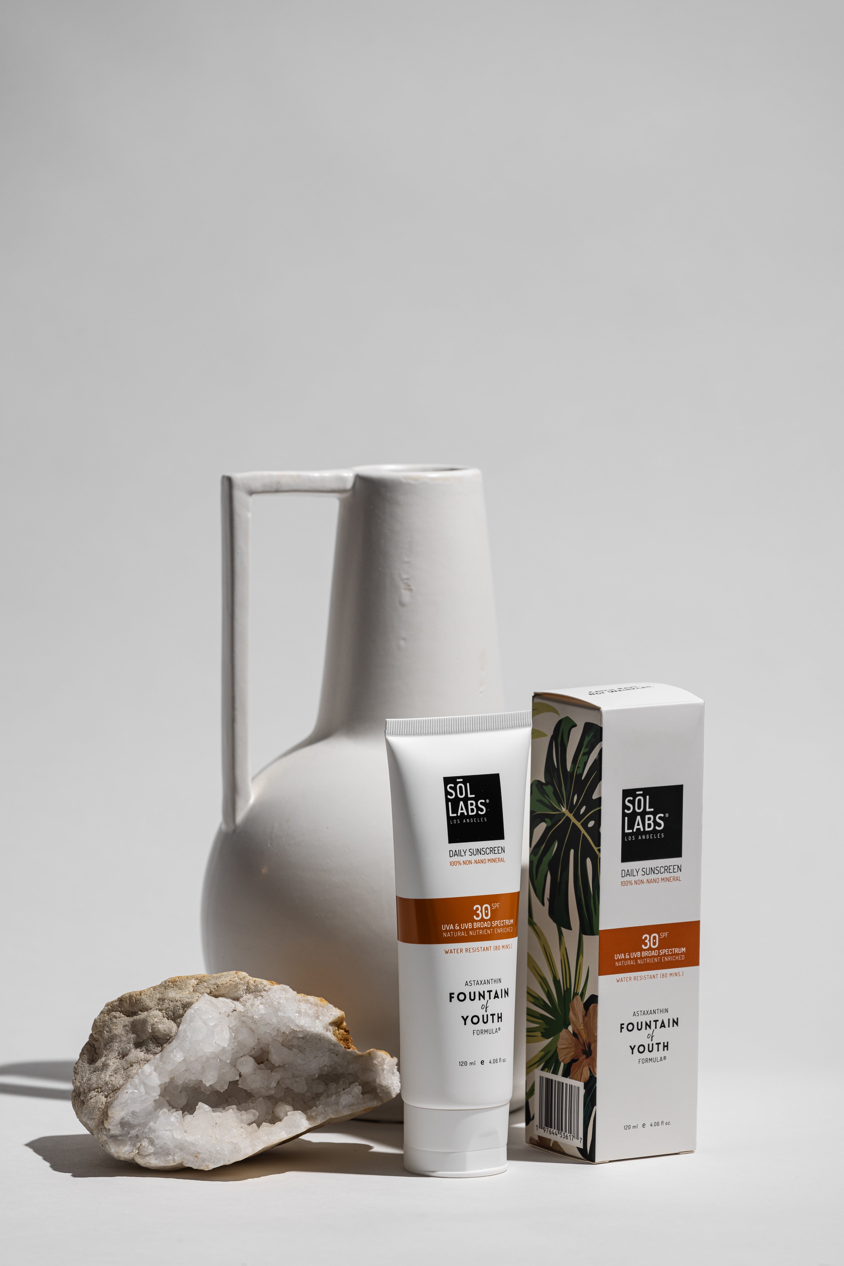 SOL LABS® Natural Mineral SPF 30 Daily Sunscreen Lotion - Broad Spectrum UVA/UVB Protection &amp; Hydrating Formula by SOL LABS