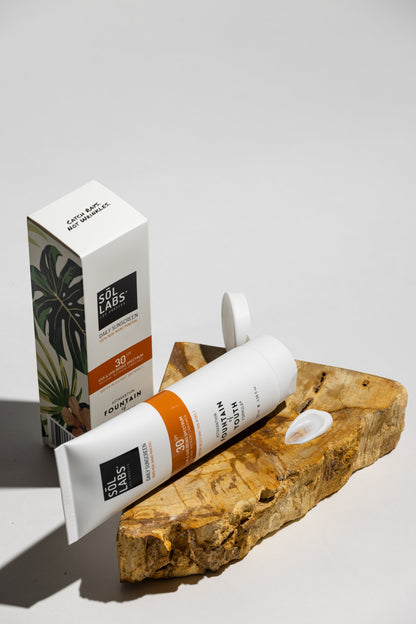 SOL LABS® Natural Mineral SPF 30 Daily Sunscreen Lotion - Broad Spectrum UVA/UVB Protection &amp; Hydrating Formula by SOL LABS