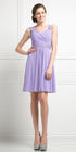 CLEARANCE - Cinderella Divine 3832 Chiffon Sweetheart Neckline Short Dress (Size S) by DiscountDressShop