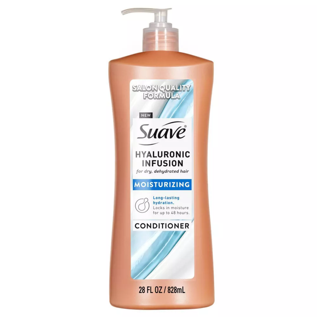 Suave Hyaluronic Infusion Moisturizing Conditioner for Dry Hair (28oz) by Farmacias Savia