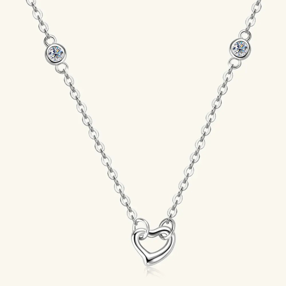 Sparkala™ 925 Sterling Silver Heart Necklace by Sparkala