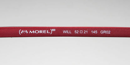 Morel Red Will 90014c Eyeglasses by ModaFrames