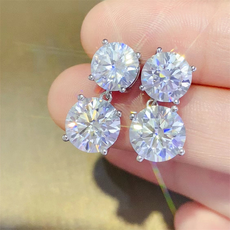 10 Carat Sparkala™ 925 Sterling Silver Earrings by Sparkala
