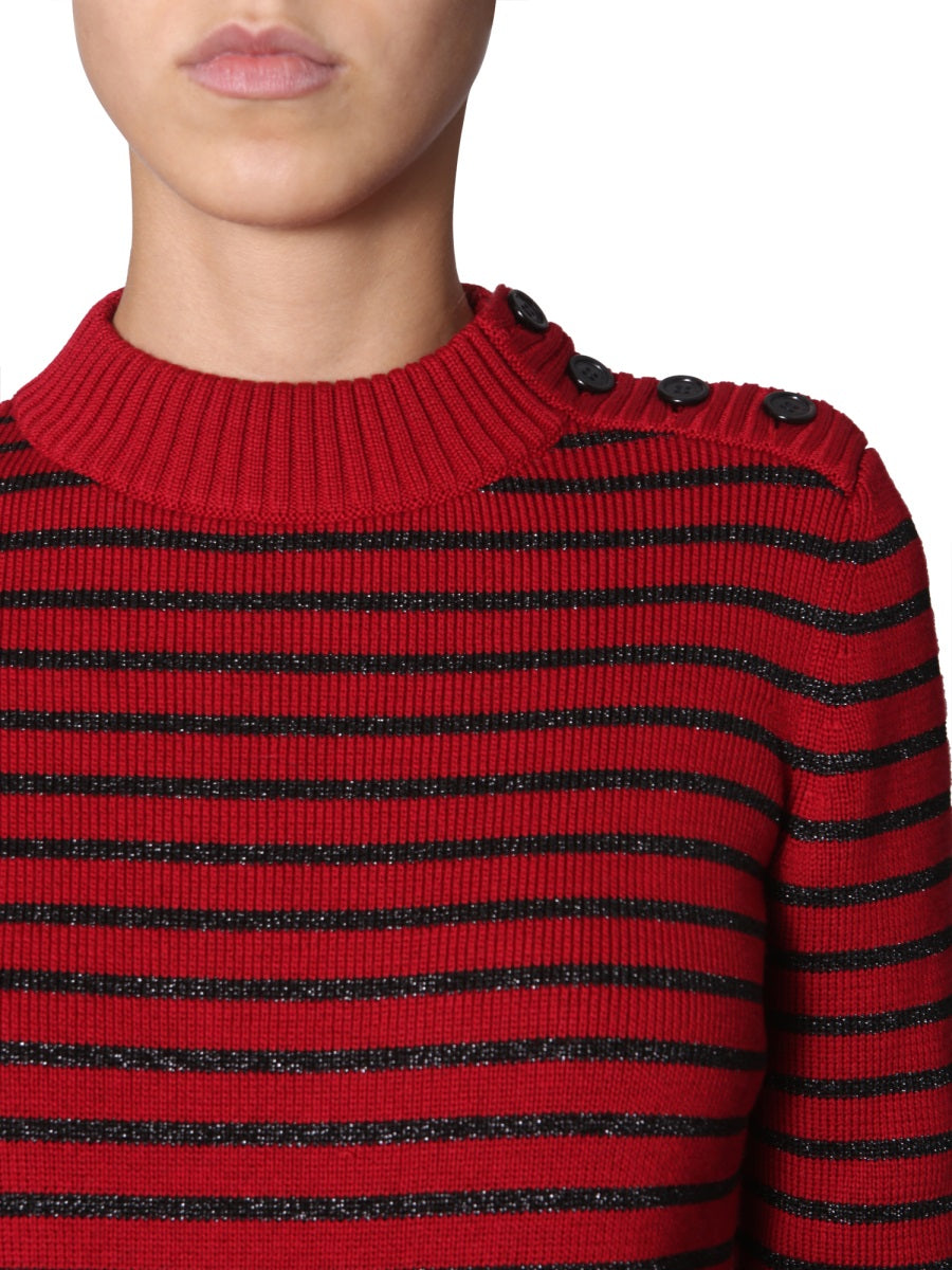 Saint Laurent Women Crew Neck Sweater by Luosophy