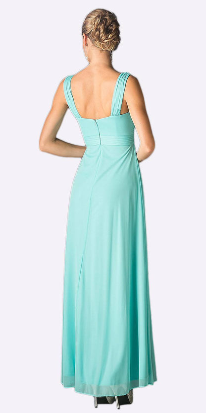 CLEARANCE - Cinderella Divine 3984 Long Chiffon Dress Sleeveless (Size XL) by DiscountDressShop