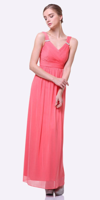 CLEARANCE - Cinderella Divine 3984 Long Chiffon Dress Sleeveless (Size XL) by DiscountDressShop