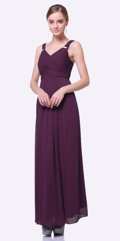 CLEARANCE - Cinderella Divine 3984 Long Chiffon Dress Sleeveless (Size XL) by DiscountDressShop