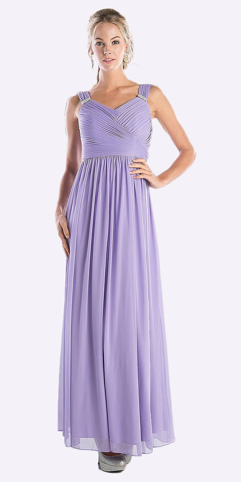 CLEARANCE - Cinderella Divine 3984 Long Chiffon Dress Sleeveless (Size XL) by DiscountDressShop