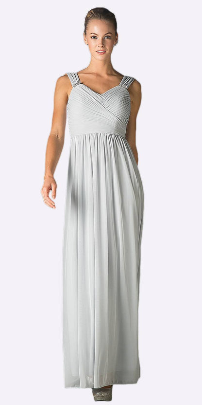 CLEARANCE - Cinderella Divine 3984 Long Chiffon Dress Sleeveless (Size XL) by DiscountDressShop