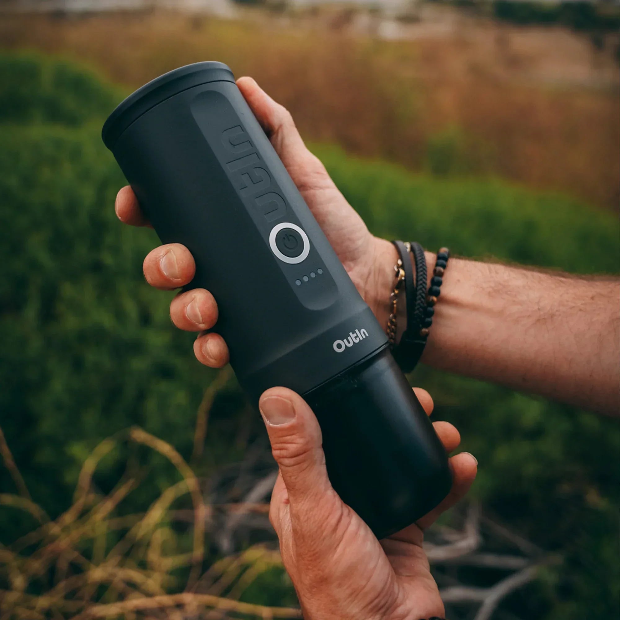 Nano Portable Espresso Machine (Space Grey) by OutIn
