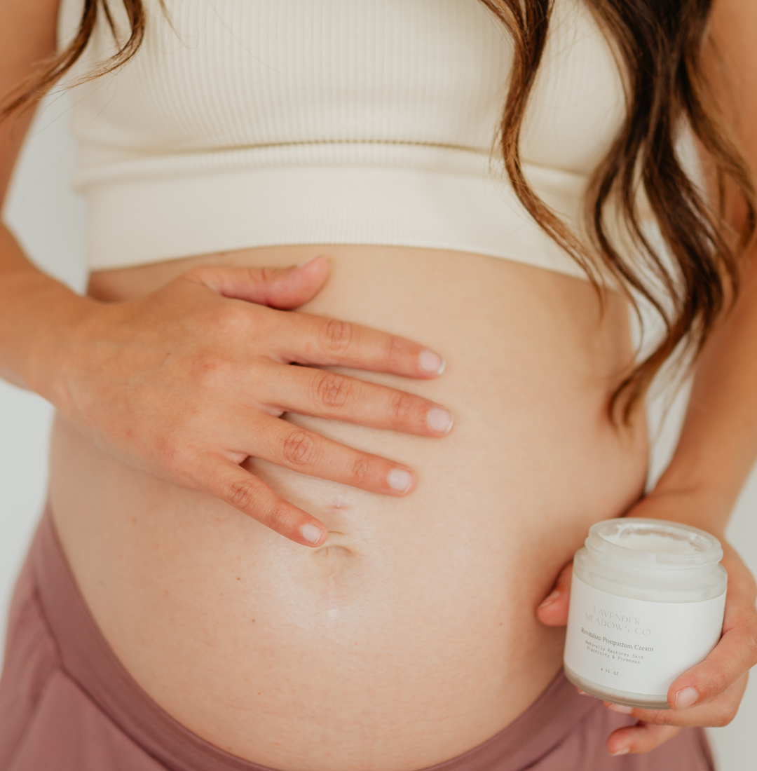 Revitalize Postpartum Cream 4oz by Lavender Meadows Co