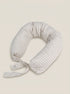 Linen Adjustable Neck Support Travel Pillow by LINTICO