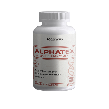 ALPHATEX: Hardcore Testosterone Support | Muscle Growth Drive Tablets for Men (60 Count) by 2020WFG