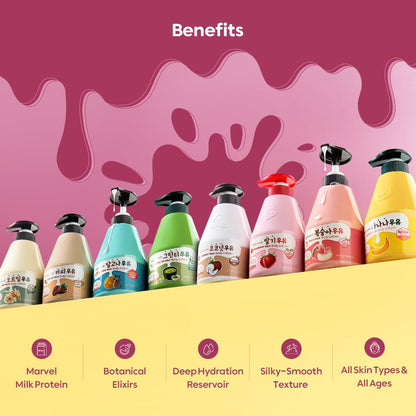 Kwailnara Coconut Milk Body Lotion &amp; Body Wash Set – Deeply Hydrating &amp; Refreshing Korean Skincare Set with Coconut Extract, 560G / 19.75Oz Each by Korean Skin Care