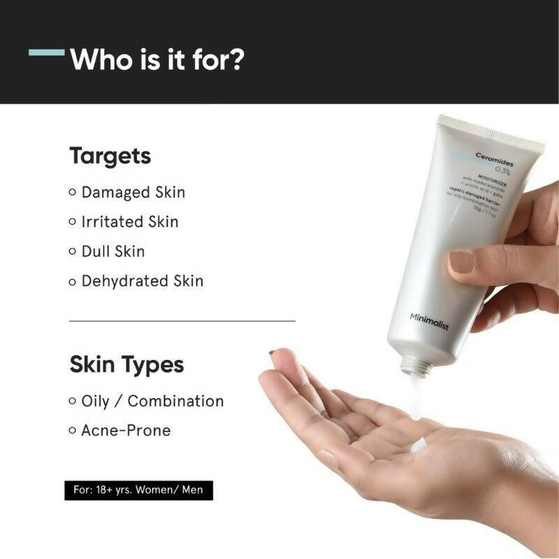 Minimalist 0.3% Ceramide Barrier Repair Moisturizing Cream by Dista