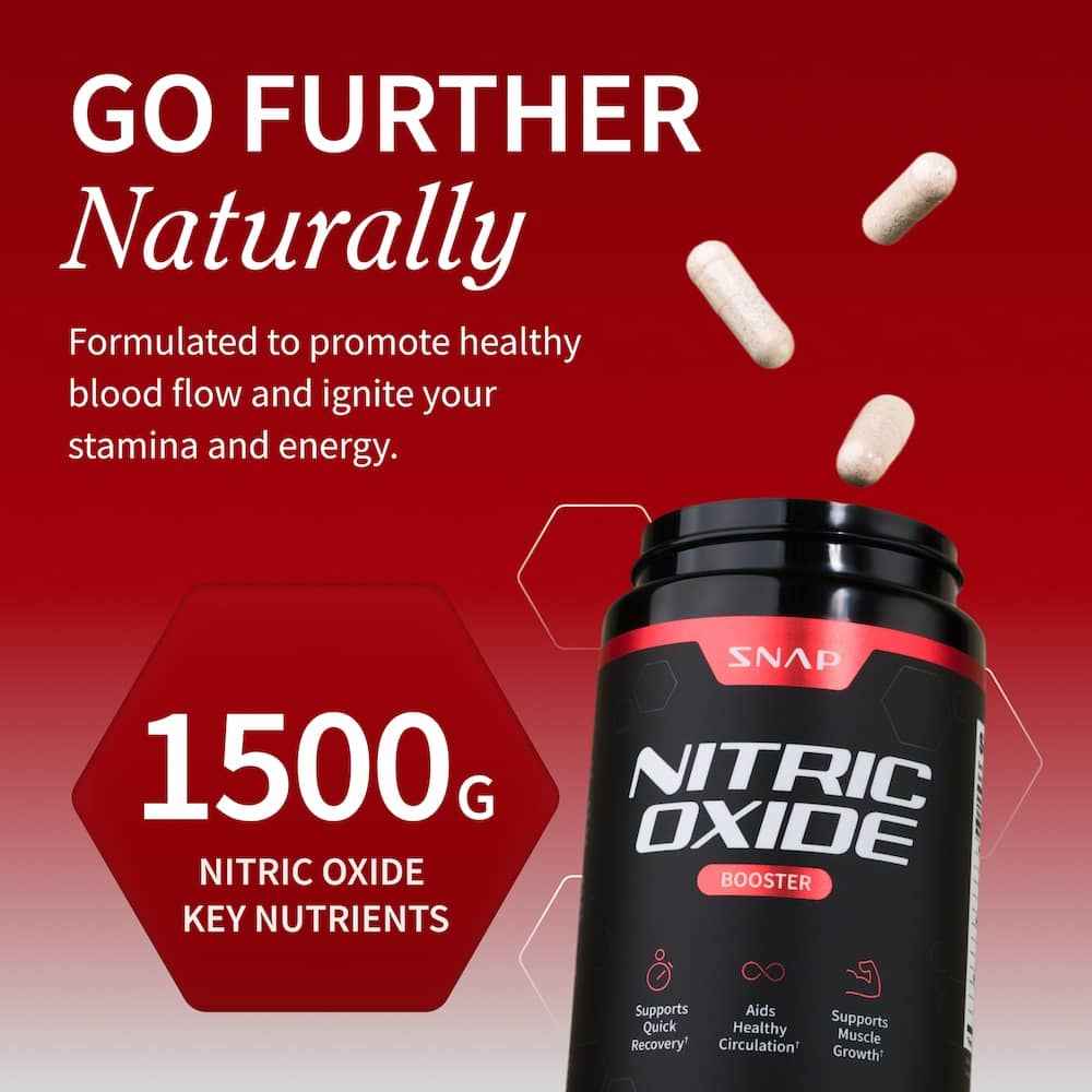 Nitric Oxide Boost Package with FREE Shaker by Snap Supplements