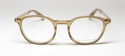 Philipp Plein Vpp057 Plein Gold Silhouette Eyeglasses by ModaFrames
