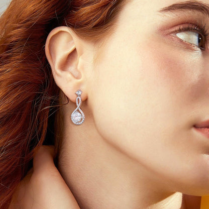 1 Carat Sparkala™ Pure Sterling Silver Earrings by Sparkala
