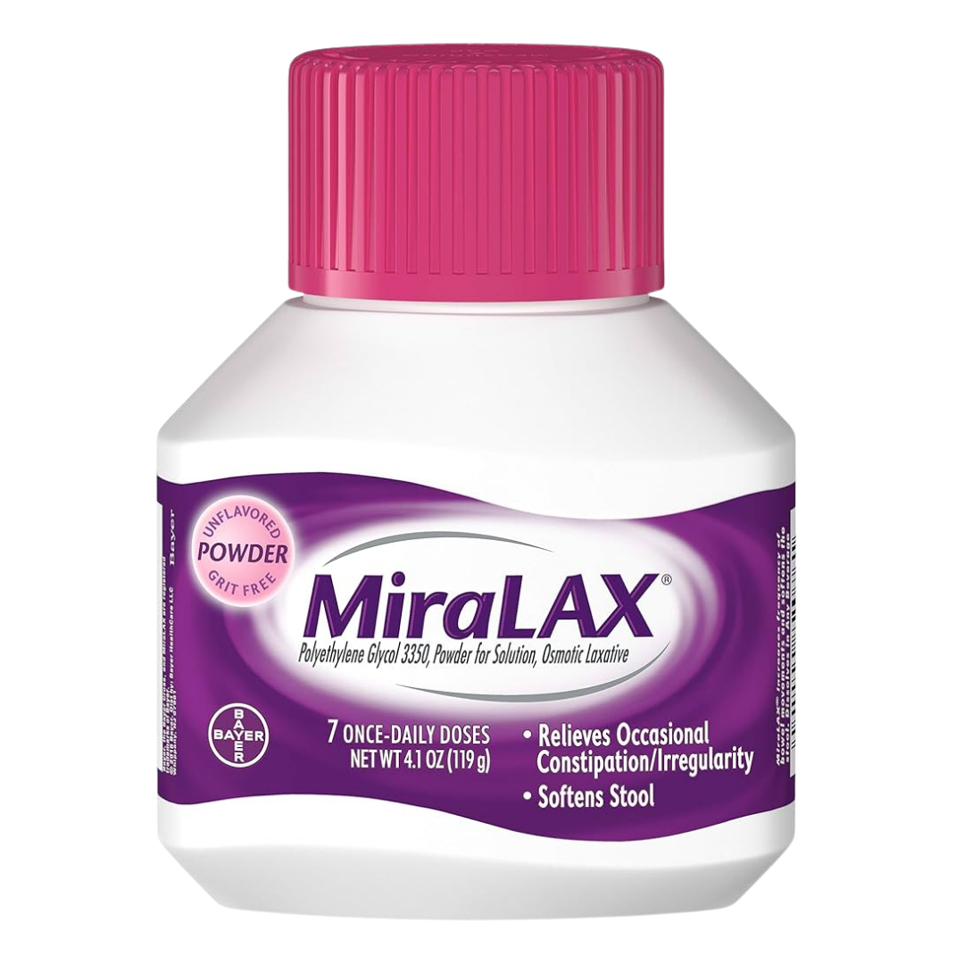 MiraLAX Laxative Powder Polyethylene Glycol (4.1oz) by Farmacias Savia