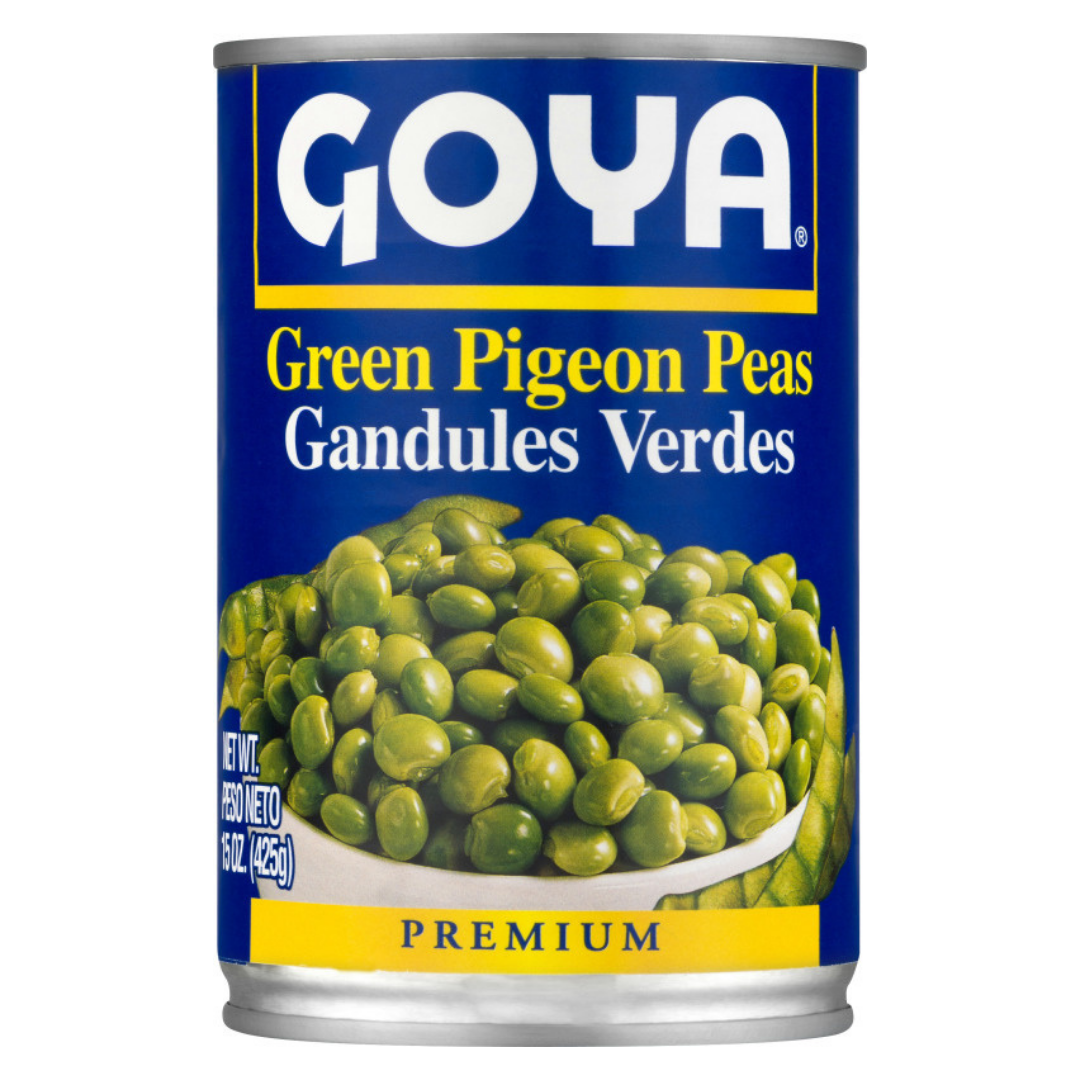 Goya Green Pigeon Peas / Gandules Verdes (15 oz) by Farmacias Savia