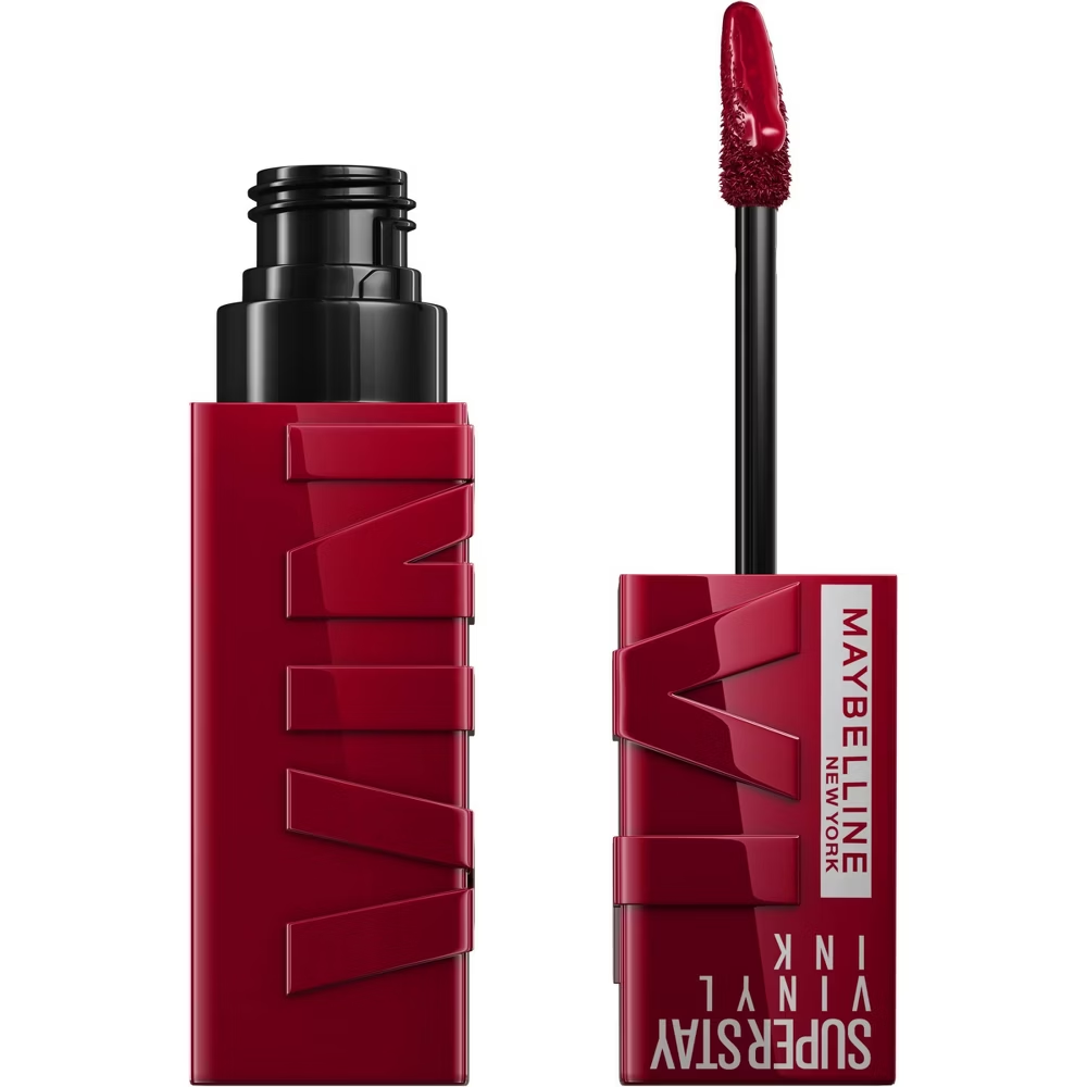 Maybelline Super Stay Vinyl Ink Liquid Lipstick - 55 Royal (0.14 fl oz) by Farmacias Savia