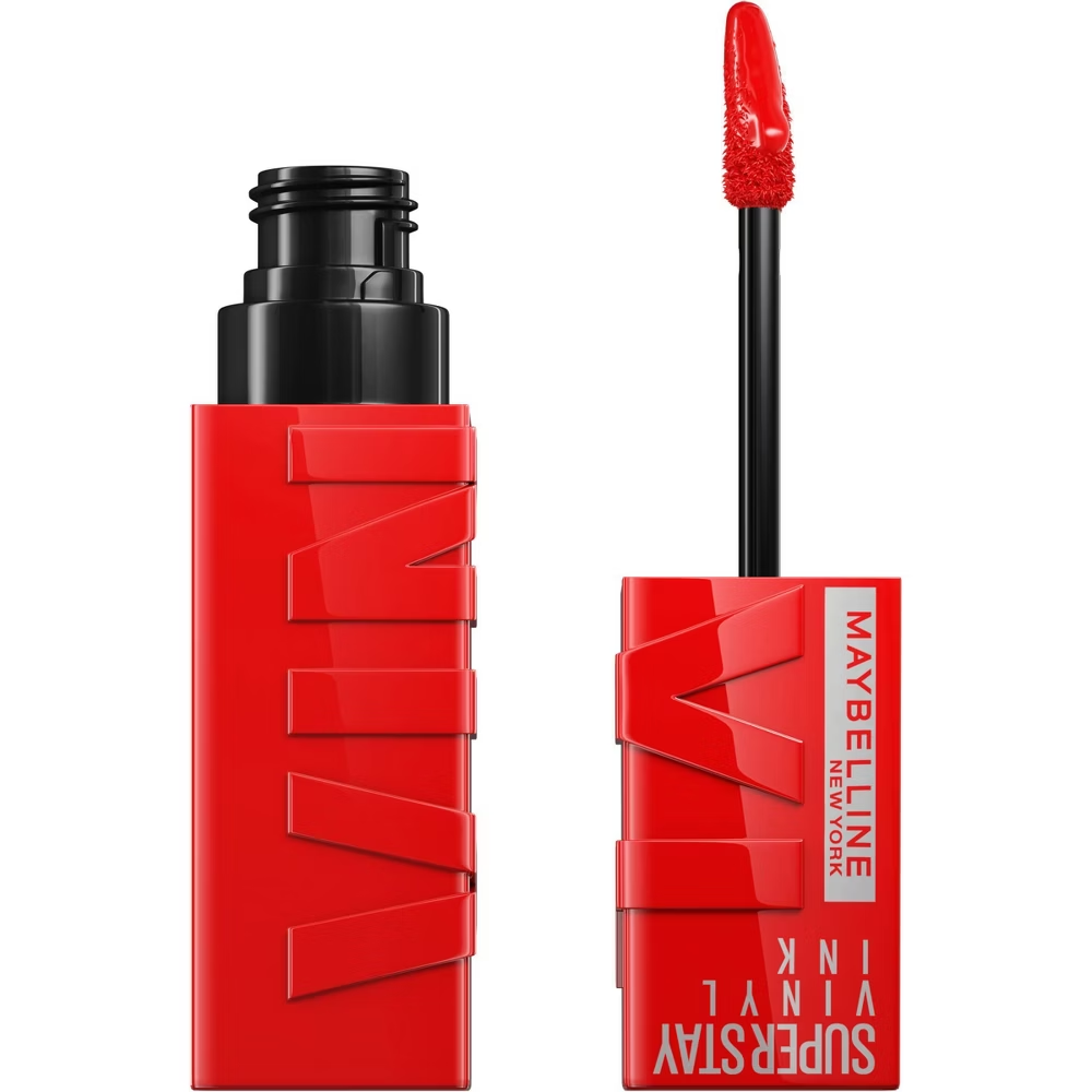 Maybelline Super Stay Vinyl Ink Liquid Lipstick - 25 Red-Hot (0.14 fl oz) by Farmacias Savia
