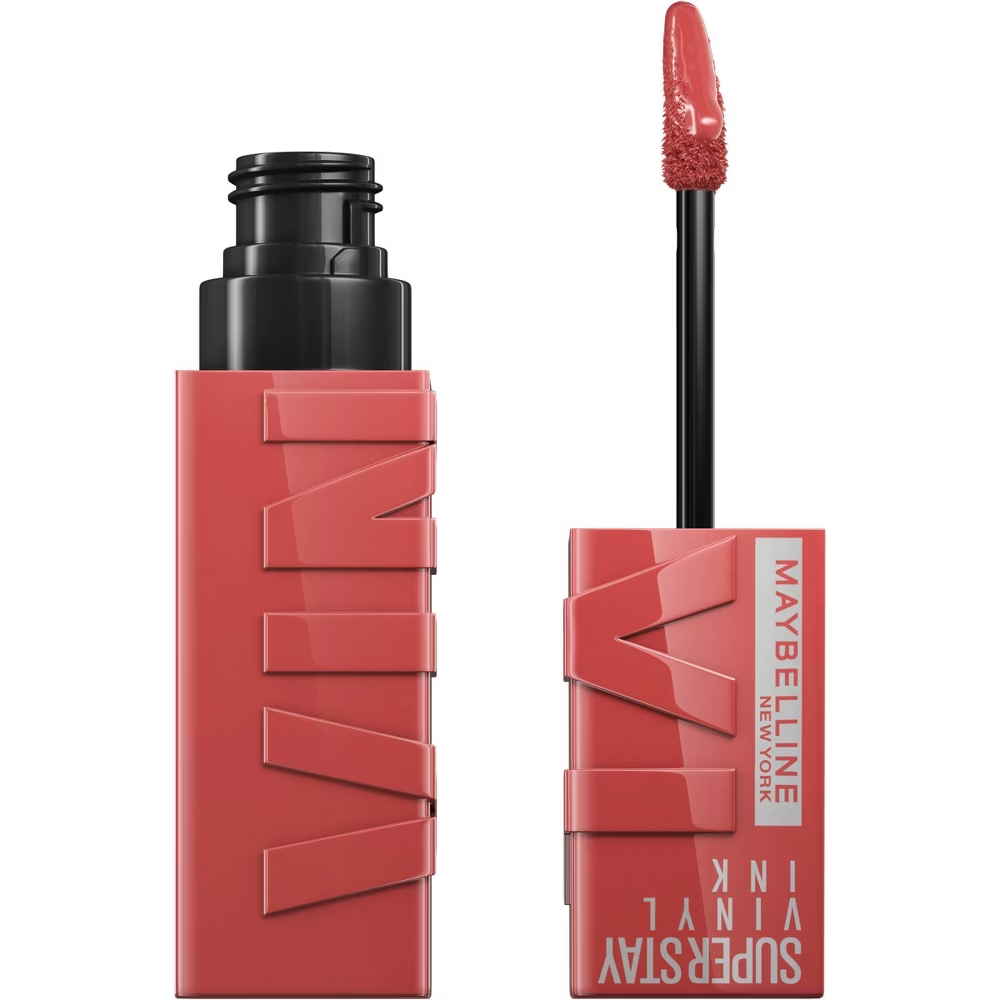 Maybelline Super Stay Vinyl Ink Liquid Lipstick - 15 Peachy (0.14 fl oz) by Farmacias Savia