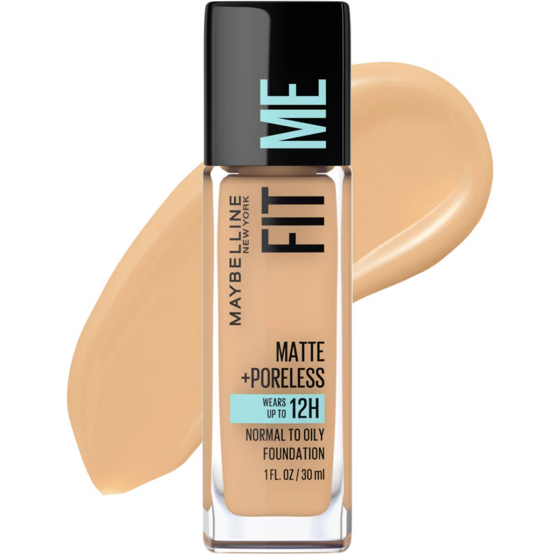 Maybelline Fit Me Matte + Poreless Foundation Rich Tan 238 (1oz) by Farmacias Savia