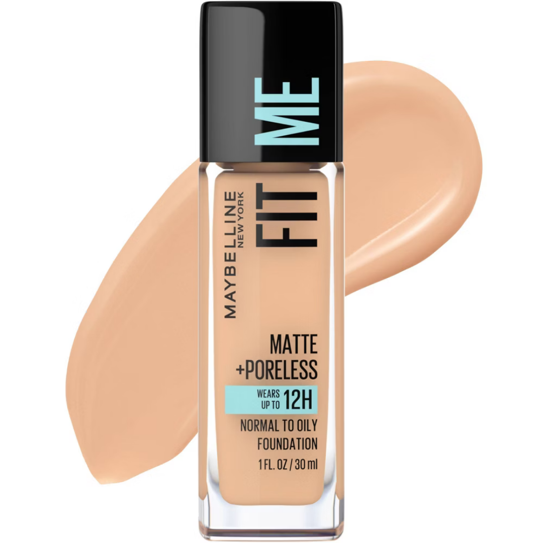 Maybelline Fit Me Matte + Poreless Foundation True Beige 222 (1oz) by Farmacias Savia