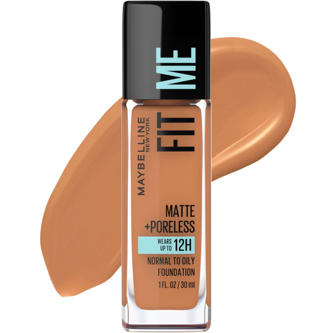 Maybelline Fit Me Matte + Poreless Foundation Classic Tan 335 (1oz) by Farmacias Savia
