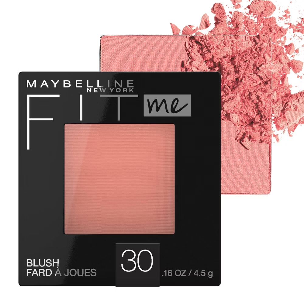 Maybelline FitMe Blush (30 Rose, 0.16oz) by Farmacias Savia