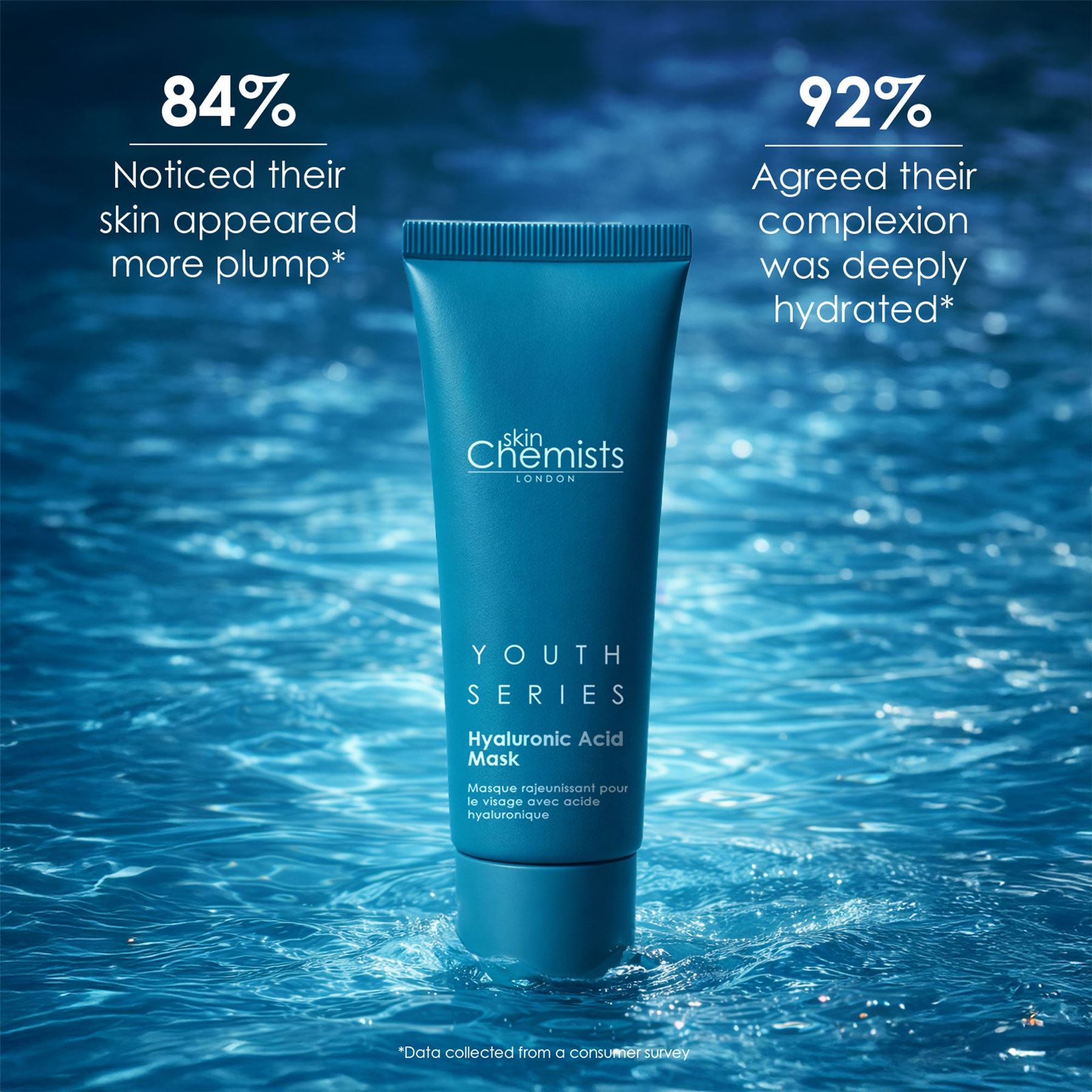 1% Hyaluronic Acid Mask 50ml by skinChemists US