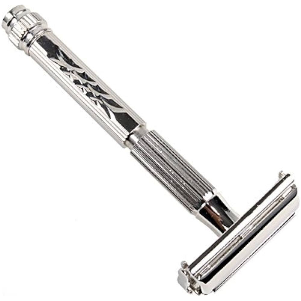 Parker 60R Nickel Butterfly Double Edge Safety Razor by Pasteur Pharmacy