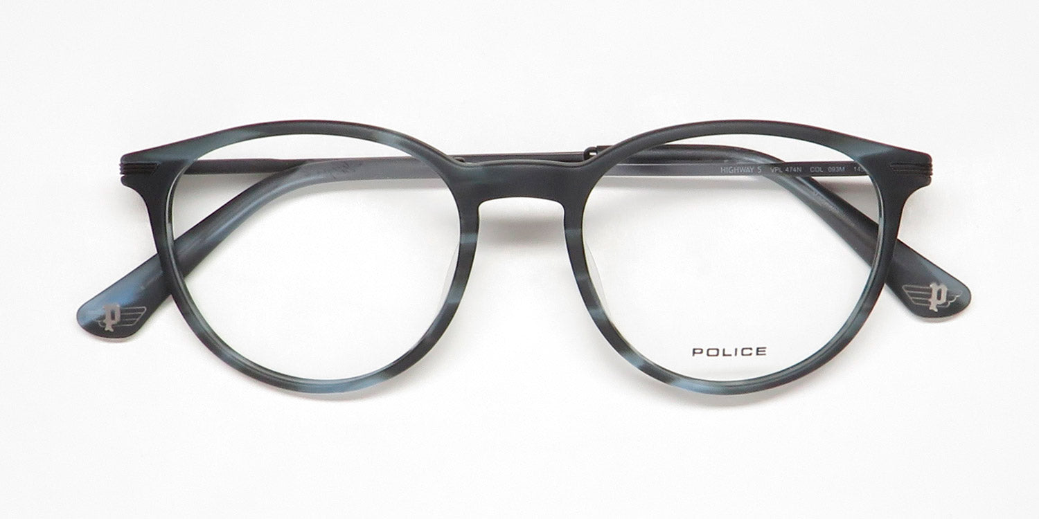 Police Vpl474n Highway 5 Eyeglasses by ModaFrames