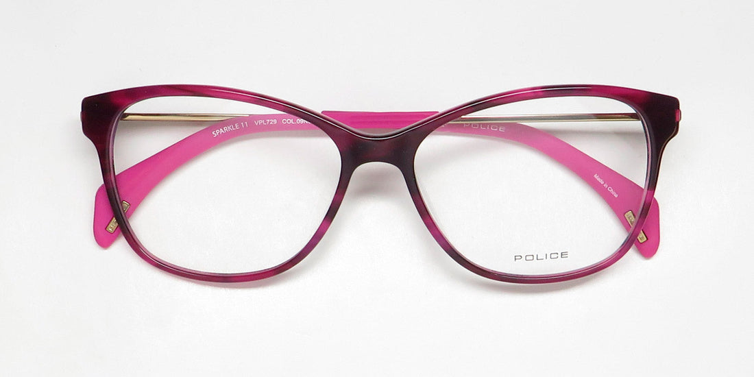 Police Vpl729 Sparkle 11 Eyeglasses by ModaFrames